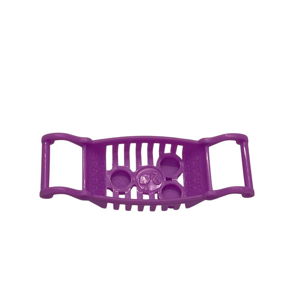 Barbie Dollhouse Purple Plastic Tray Sink Tub Diorama Drink Tray 3.5'